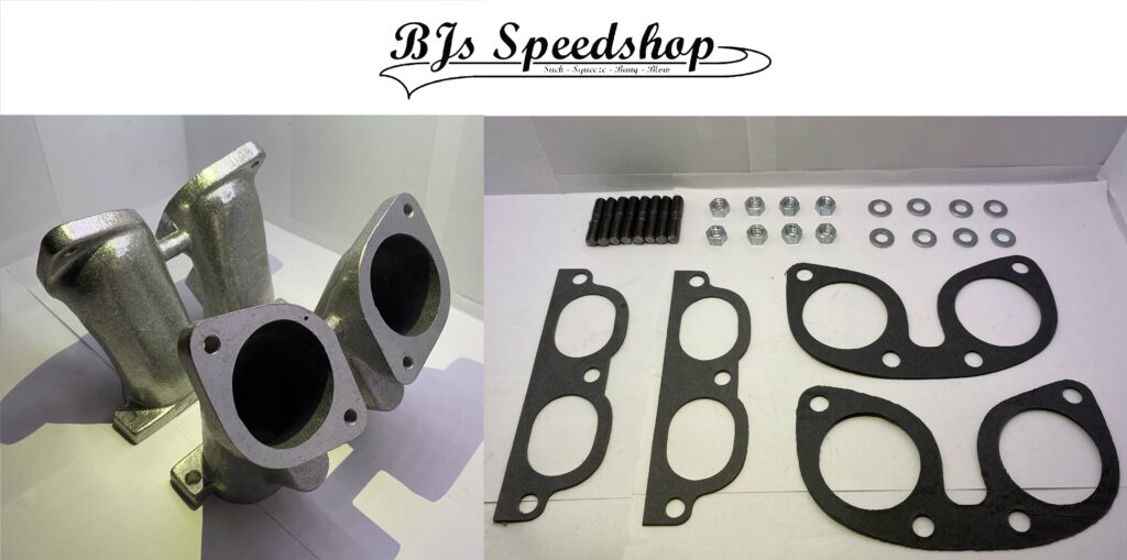 Inlet manifolds IDFs CE Superflo with Gasket Set VW Aircooled Bus ...