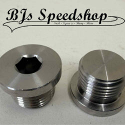 VW Aircooled Engine Stainless steel Oil Pressure Relief Screw Bung Plug pair