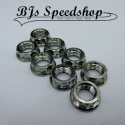 M8x1mm Titanium half nut set of 8 VW Aircooled Performance rockers adjusters